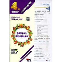 4.Sınıf Sosyal Bilgiler Yaprak Test Açı Yayın N11.7854