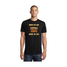 Fortnıte Gimme The Loot Golden Baskılı Siyah Erkek Tshirt