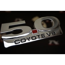 Ford Mustang 5.0 Coyote V8 Vidalı Ön Panjur Ikiz Turbo Amblem