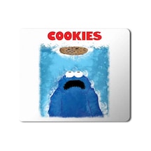Cookies Kurabiye Canavarı Baskılı Mousepad Mouse Pad