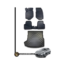 Toyota Corolla Uyumlu 2013-2018 Havuzlu 3d Paspas+bagaj Havuzu İkili Set
