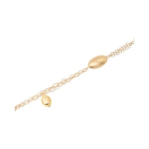 Gülaylar - Altın 14 Ayar Taşsız Klasik Bileklik N11.15106 Sarı Altın