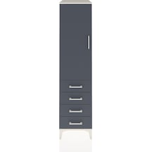 Kronos Dolap 2 Raflı 4 Çekmeceli Tek Kapaklı 44x59x182 Aytaşı... Aytaşı