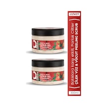 Peeling Gel 300 Ml Strawberry Scrub 2 Adet