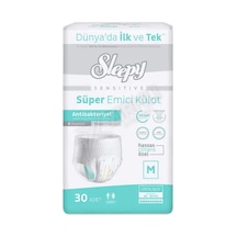 4 Adet Sleepy Antibakteriyel Emici Külot M Boy 30'lu Diğer