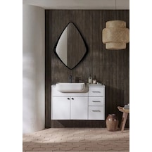 Fawdecor Baklava Model Dekoratif Duvar Aynası M2