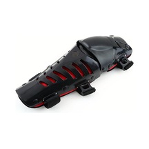 Jms Motosiklet Yarışı Motokros Diz Pedleri Koruyucu Muhafızlar Kırmızı - Siyah 1 Çift