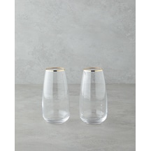 Serenity Kristalin 2'li Bardak 550 Ml Gold Gold
