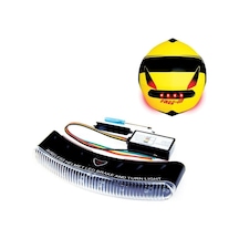 Motosiklet Kablosuz Kask İkaz Stop Led Suya Dayanıklı Wıreless Sert Plastik Motor Kablosuz Led