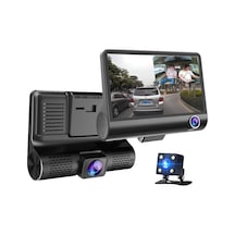 Kingboss 1080P Yol Kayıt 3 Kameralı Yol + Geri Vites + Araç İçi