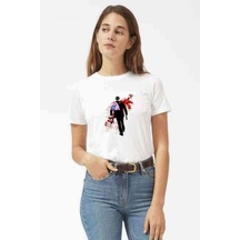 Altered Carbon Hello Unicorn Blood Kadın Beyaz Tshirt