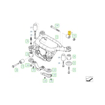 SWAG 20929367 DİFERANSİYEL DESTEĞİ ARKA AKS TRAVERSİ BMW 3 E46×3