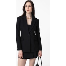 Antioch Vücuda Oturan Kadın Blazer Ceket Ba25y423 Siyah