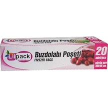 LiiPack Büyük Boy Buzdolabı Poşeti 20'li 30 x 45 CM