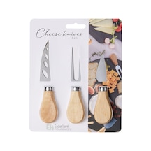 Excellent Houseware Peynir Bıçak Seti 3'lü Çok Renkli