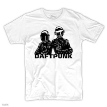Daft Punk Team Beyaz Tişört