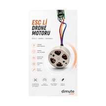 Esc Li Drone Motoru Fırçasız Yüksek Performanslı Rc Drone Yedek Motoru - 892524250