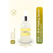 Aha/bha Peeling Serum Glycolic Acid Salicylic Acid Hyaluronic Acid Derin Cilt Bakım Serumu 30 Ml