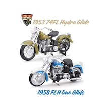 Harley-davidson Maket Seti - 1:18 Duo Glide & Hydra-glide