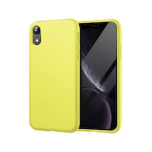 Apple iPhone Uyumlu - Xr Kılıf First Silikon - Parlak Yeşil