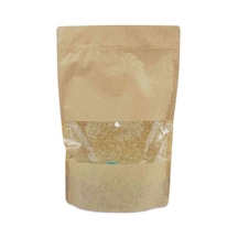 Kraft Pencereli Doypack 200X300X50 Mm 10 Adet