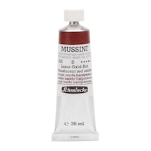Schmincke Mussini Artist Yağlı Boya 35 ML Seri 3 365 Translucent Red Oxide