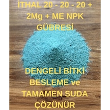 İthal 20.20.20+2mgo+me Npk Gübre, Dengeli Besleme, Suda Tamamen Çözünür 0.5 KG