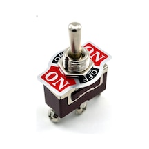 Toggle Switch 1-0-2 Metal Anahtar 3 Pin 12v-220v