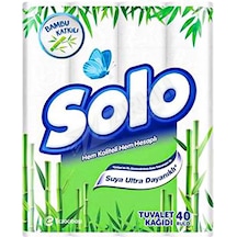 2 Adet Solo Tuvalet Kağıdı Bambu 40 Lı