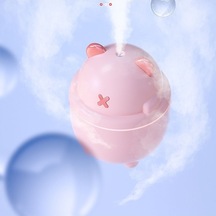 Dancemonkey Mj013 Usb Mini Hava Nemlendirici Ev Masaüstü Araba Aroma Difüzör Pembe, Hızlı Nemlendirme