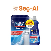 Finish Tuz 1.5 Kg + Finish Parlatıcı 400 Ml Set