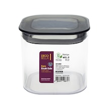 Sızdırmaz Kapaklı Vakumlu Kare Erzak Saklama Kabı Seti 3'lü 0.5 L Çok Renkli