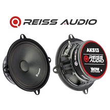 Rs-aks13 Çifti 360wat-180w Rms Deprem Serisi 13 Cm Oto Midrange Hoparlör Metal Kapaklı