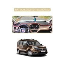 Fıat Doblo 2015+ Tam Kapalıtorpido Koruma Halısı Bej Kenar
