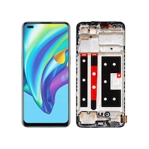 Reno 4 Lite Ekran Dokunmatik Çıtalı Srv Siyah