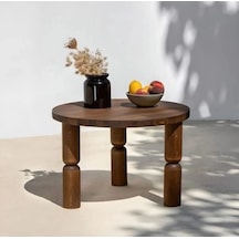 Ahşap Ayaklı Orta Sehpa & Yan Sehpa Modern