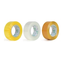 Sones Blokaj Bandı Ekspres Paketleme Sızdırmazlık Bandı, Model: 55mmx100m Şeffaf Sarı