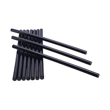 10 Adet. Siyah Silikon. 11 Mm. Sıcak Mum Silikon. Kalın Silikon.