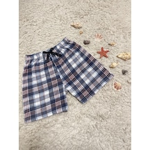 %100 Pamuk Kadın Yüksek Bel Dört Mevsim Şort Pijama