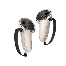 Meta Quest 3 Vr Kolu Denetleyici Kılıfı İçin 1 Çift Kaymaz Silikon Kılıf - Bej