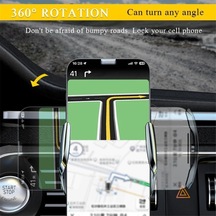 Ebitda Q3 Araç Üstü Maksimum Güçlü Manyetik Kablosuz Şarj, 15w, Kırmızı