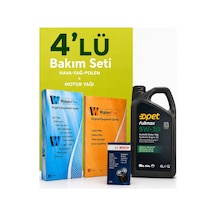 Bosch-waben Toyota Yaris 1.5 Hybrid Filtre Bakım Seti-opet 5w30 4 Lt 2020-2024 3 Lü