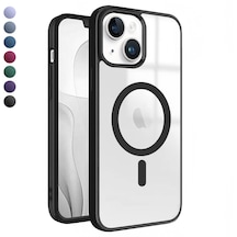 İphone 14 Magsafe Özellikli Renkli Clear Case Kapak