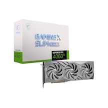 Msı NVIDIA GeForce RTX 4060 Ti GAMING X SLIM WHITE 16G 16 GB GDDR6 128 Bit Ekran Kartı Beyaz