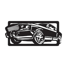 Klasik Arabalar Model 12 Oto Özel Yeni Sticker 25 X 10 Cm