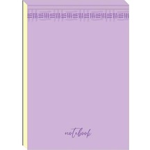 Defter- Lilamor Notebook 14,8x21 120-1 24'lu Paket