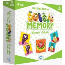 Ca Games Memory Hafıza Kartı Puzzle Meyveler - Sebzeler 48 Parça