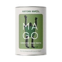 Mago Matcha Ceremonial Matcha 10'lu Kapsül - 6 Adet Tarı
