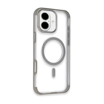 Joko - 215 - Apple Uyumlu iPhone 16 Hilton Magsafe Kapak - - Csmo-tex - Titan Gri