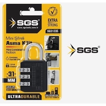 Sgs Mini Şifreli Asma Kilit